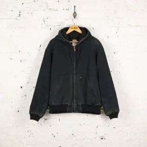 Carhartt Hooded Work Jacket - Black - l