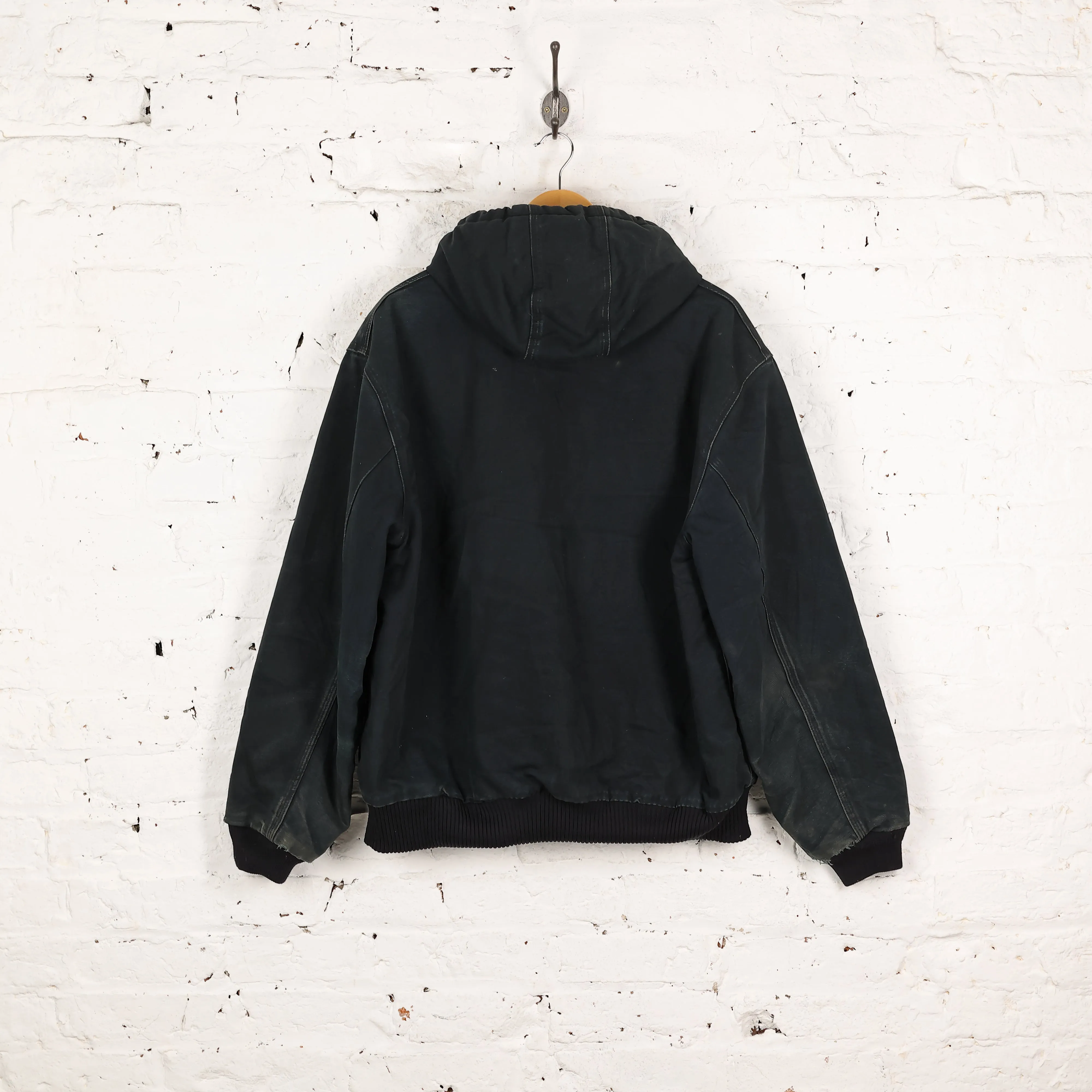 Carhartt Hooded Work Jacket - Black - l