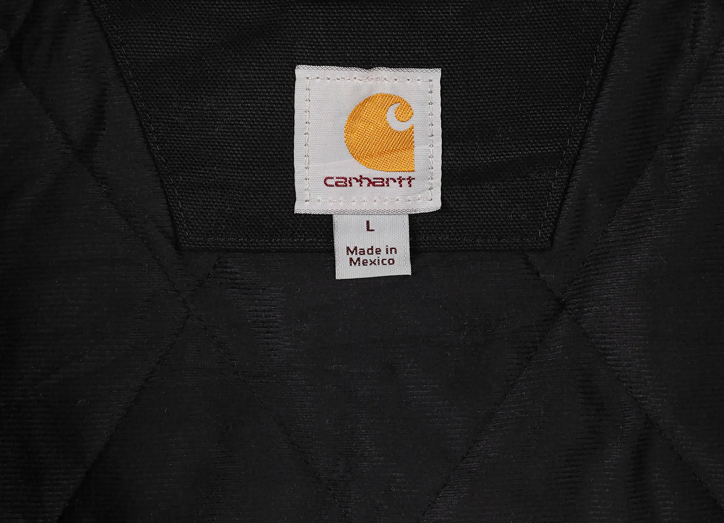 Carhartt Hooded Work Jacket - Black - L