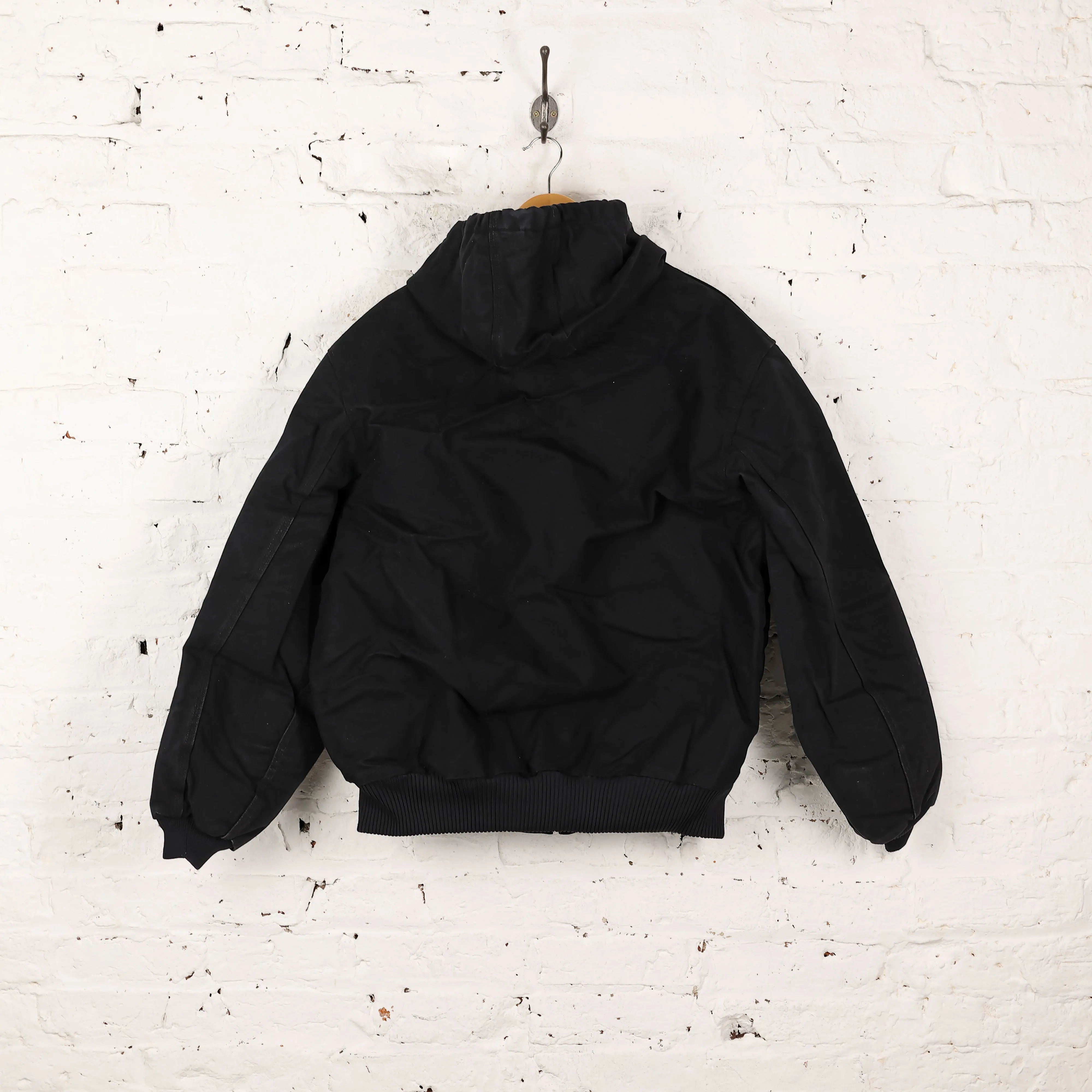 Carhartt Hooded Work Jacket - Black - L