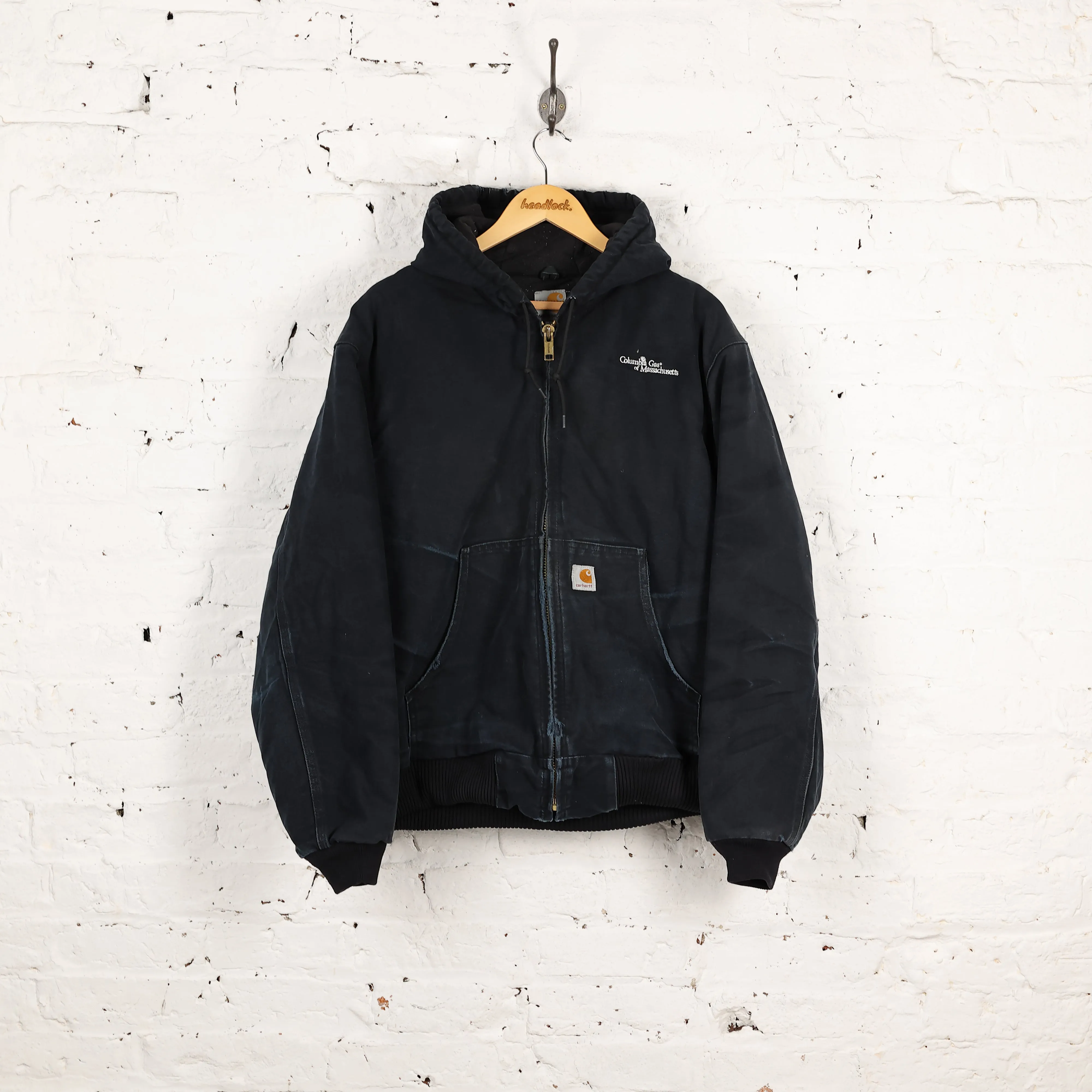 Carhartt Hooded Work Jacket - Black - L