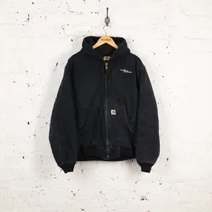 Carhartt Hooded Work Jacket - Black - L