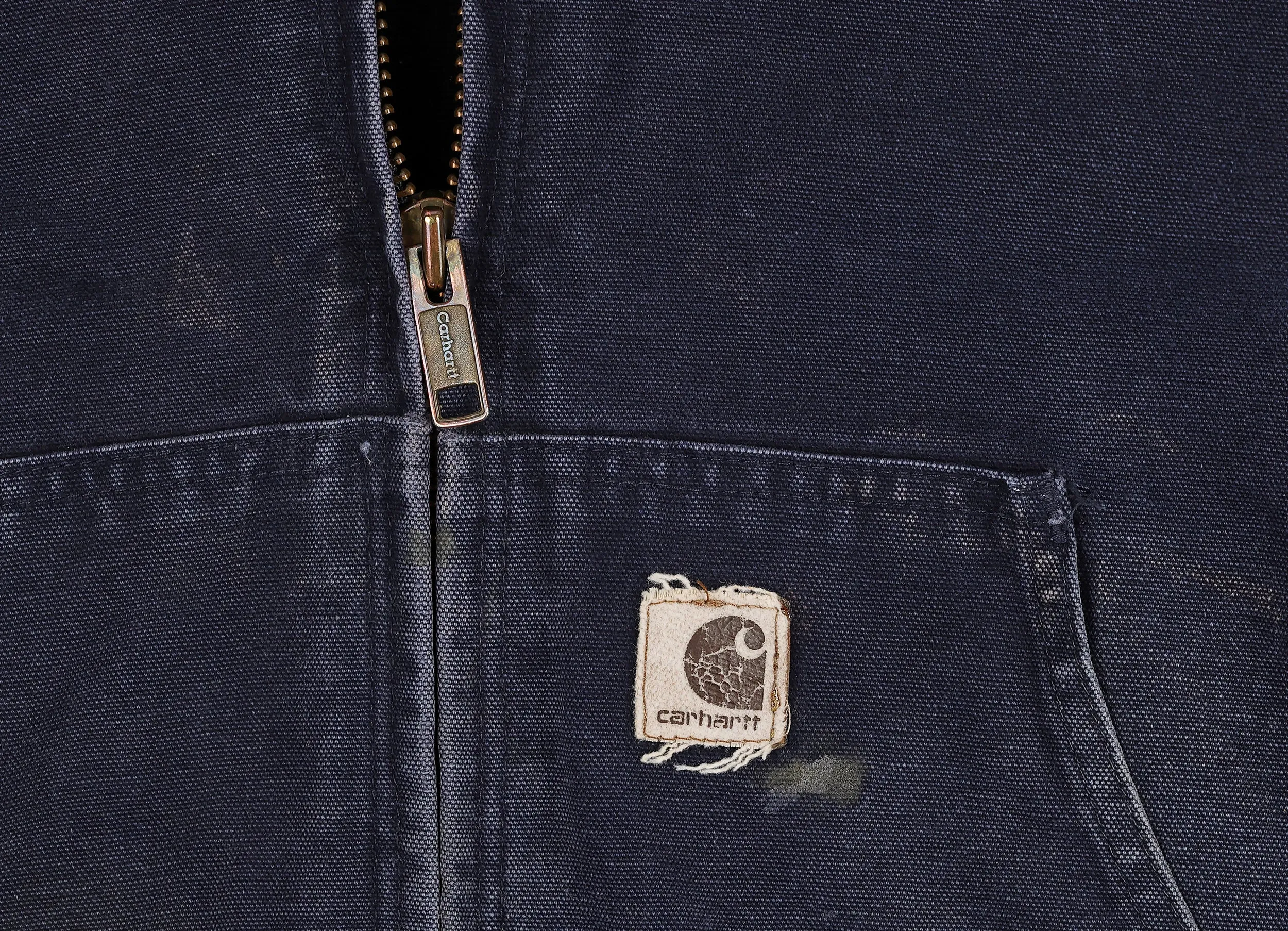 Carhartt Hooded Work Jacket - Blue - XL