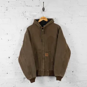 Carhartt Hooded Work Jacket - Brown - XL