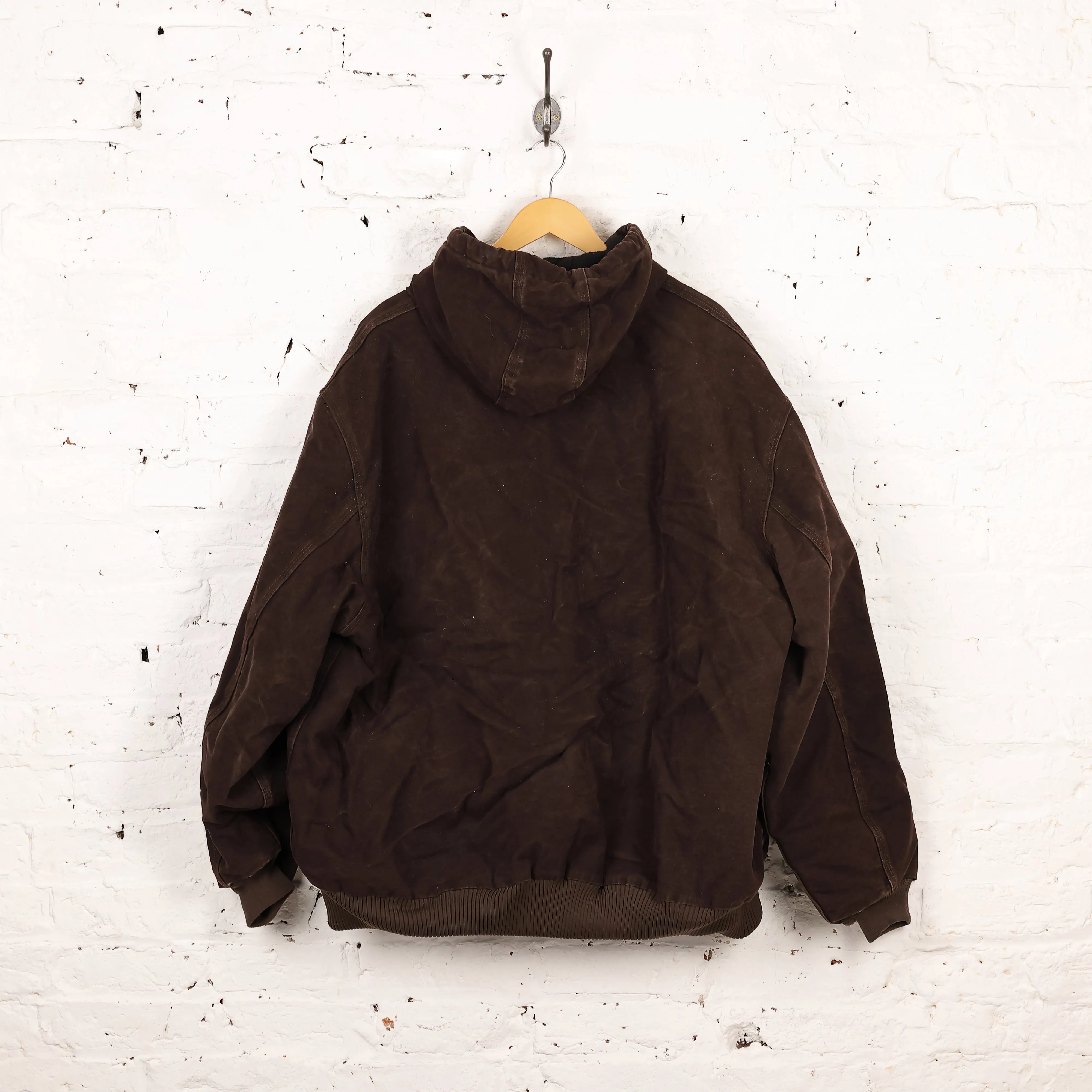 Carhartt Hooded Work Jacket - Brown - XXXL