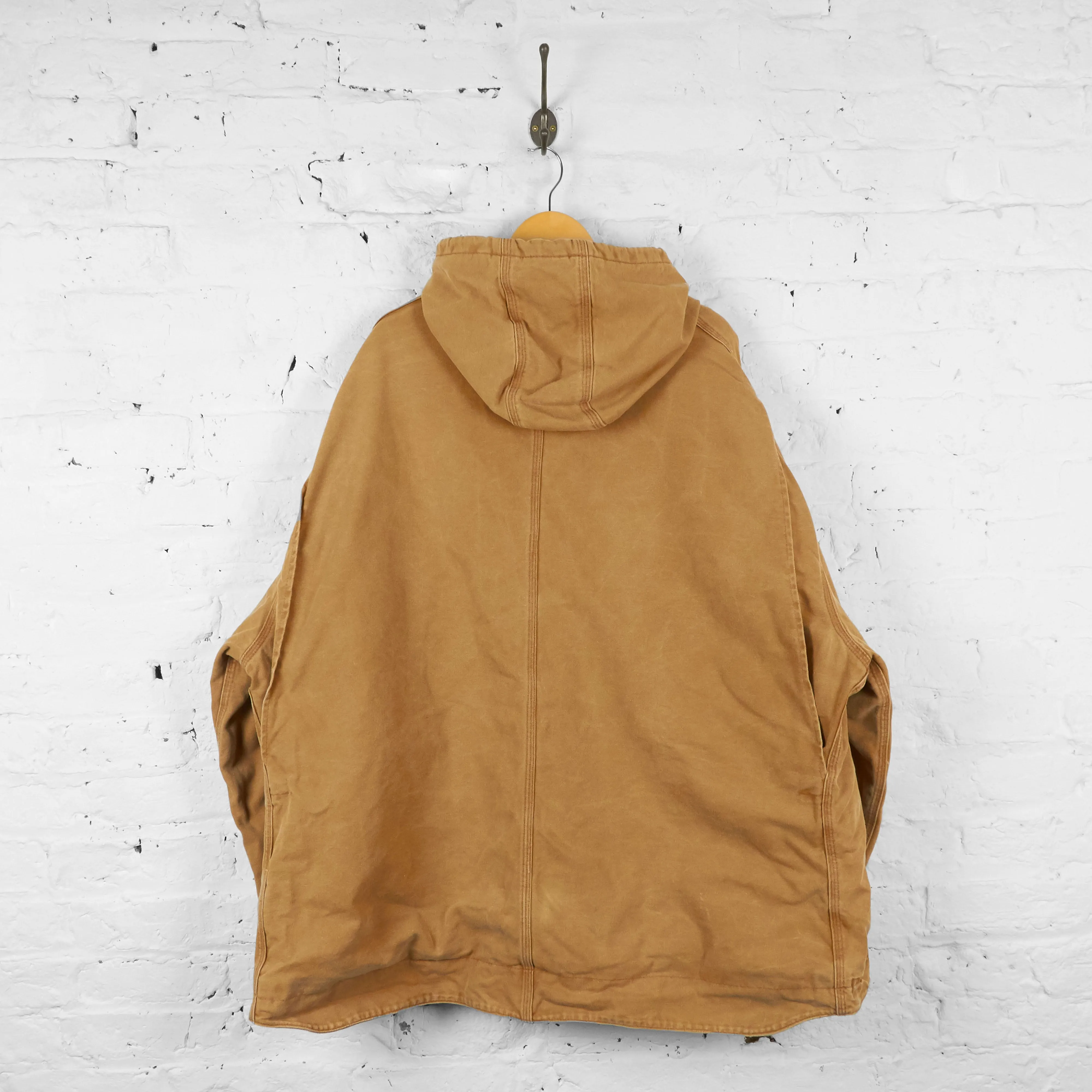 Carhartt Hooded Work Jacket - Brown - XXXXL