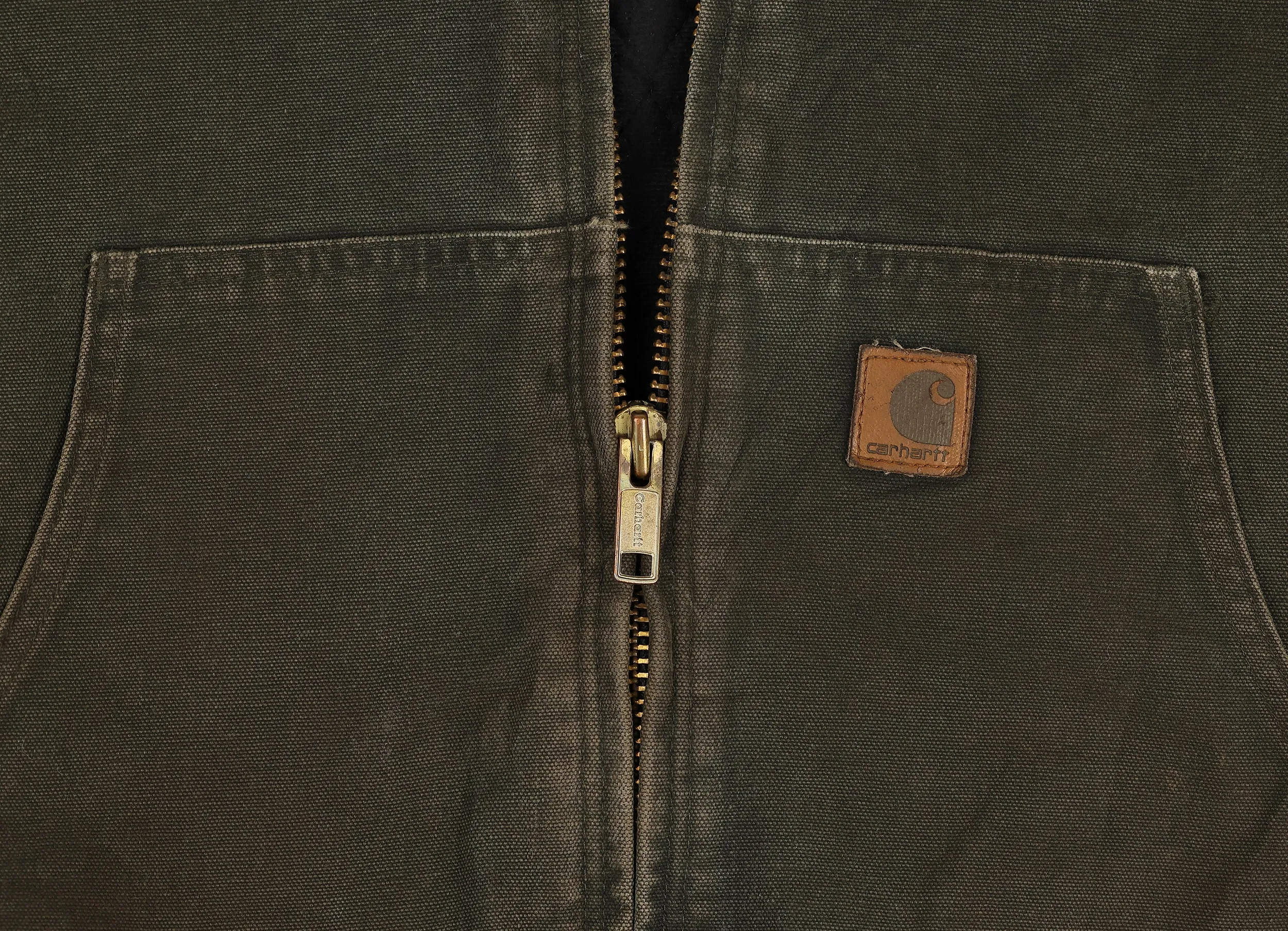 Carhartt Hooded Work Jacket - Green - XL