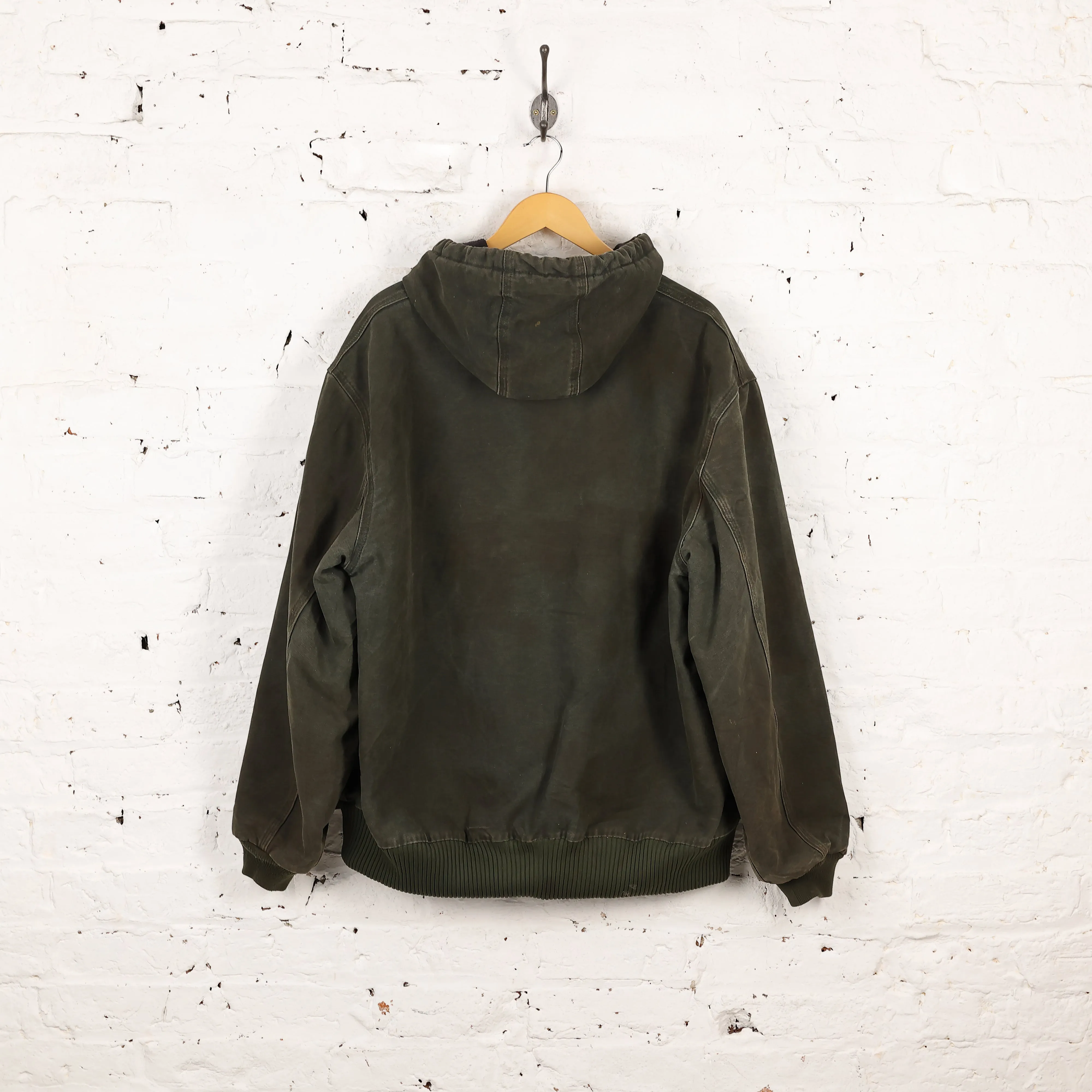 Carhartt Hooded Work Jacket - Green - XL