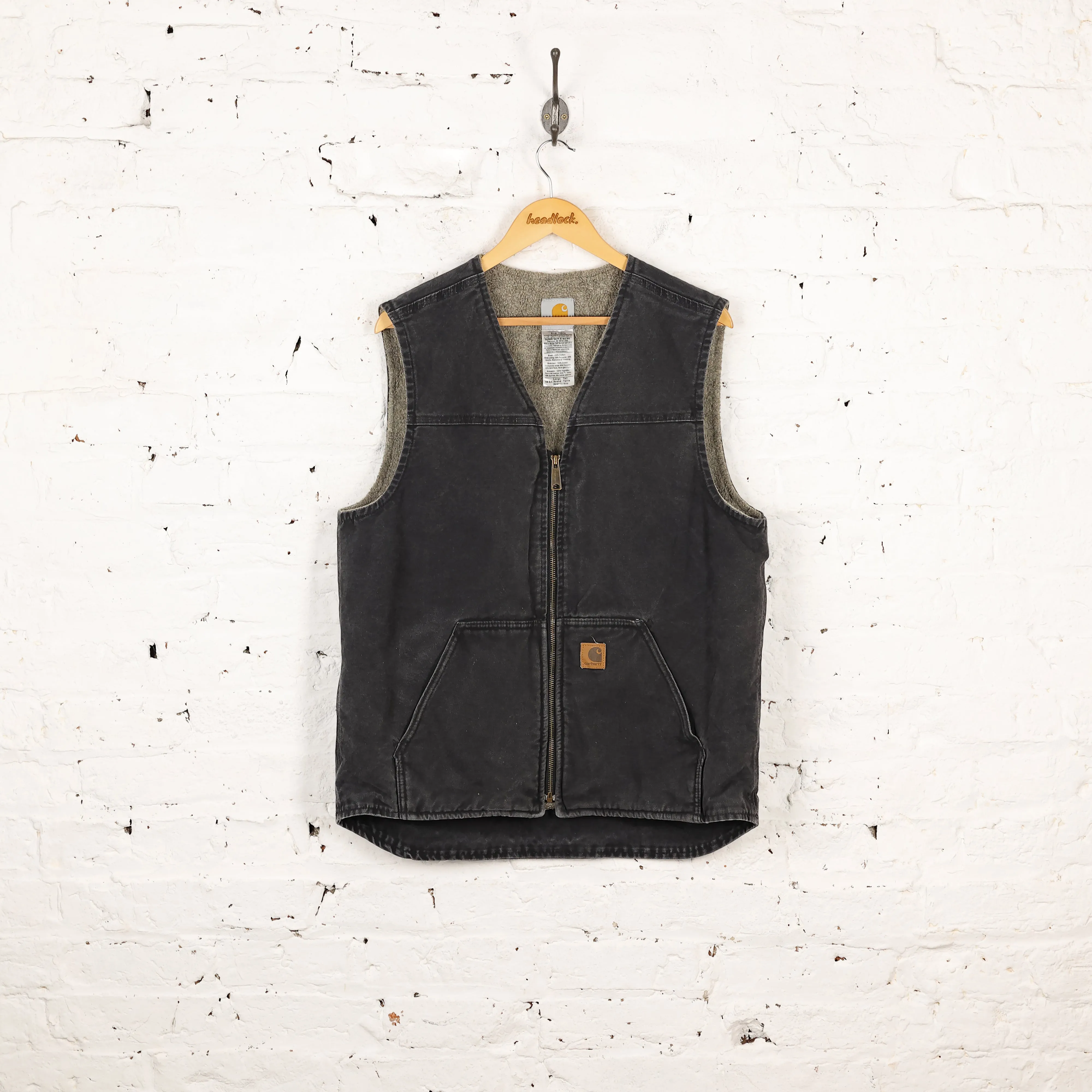 Carhartt Sleeveless Work Gilet Bodywarmer - Black - L