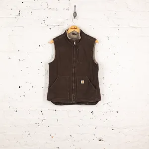 Carhartt Sleeveless Work Jacket - Brown - S