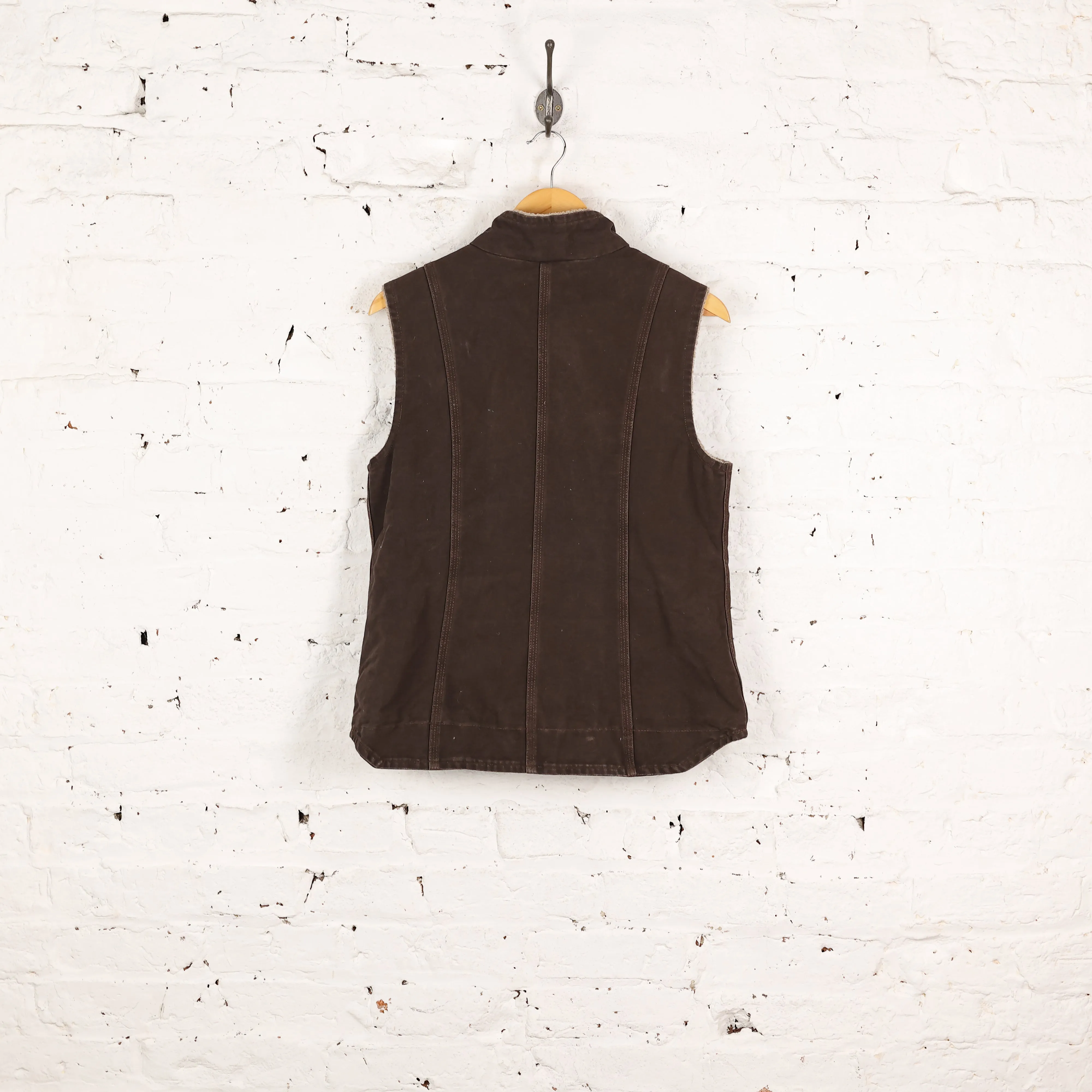 Carhartt Sleeveless Work Jacket - Brown - S