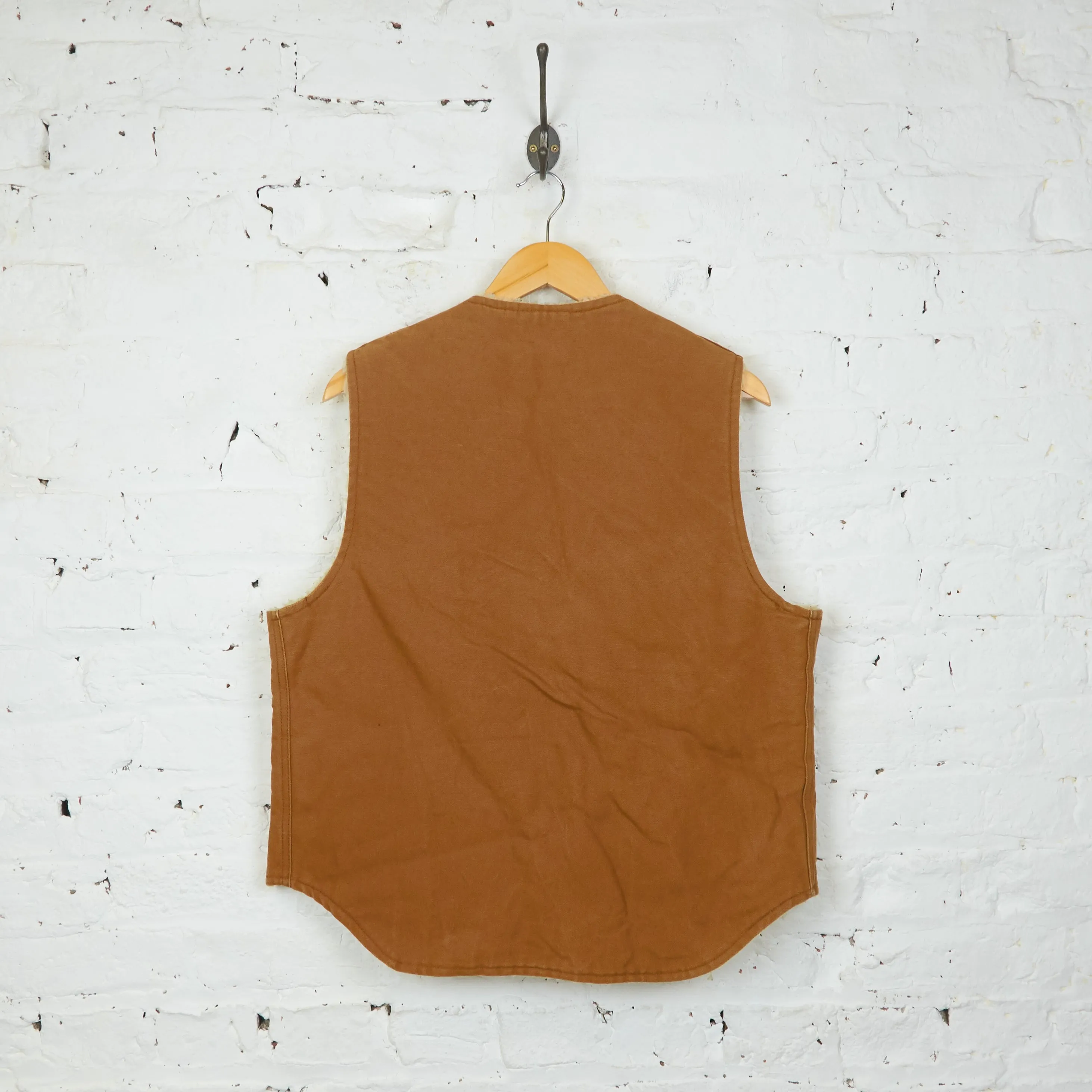 Carhartt Work Gilet Bodywarmer Jacket - Brown - L