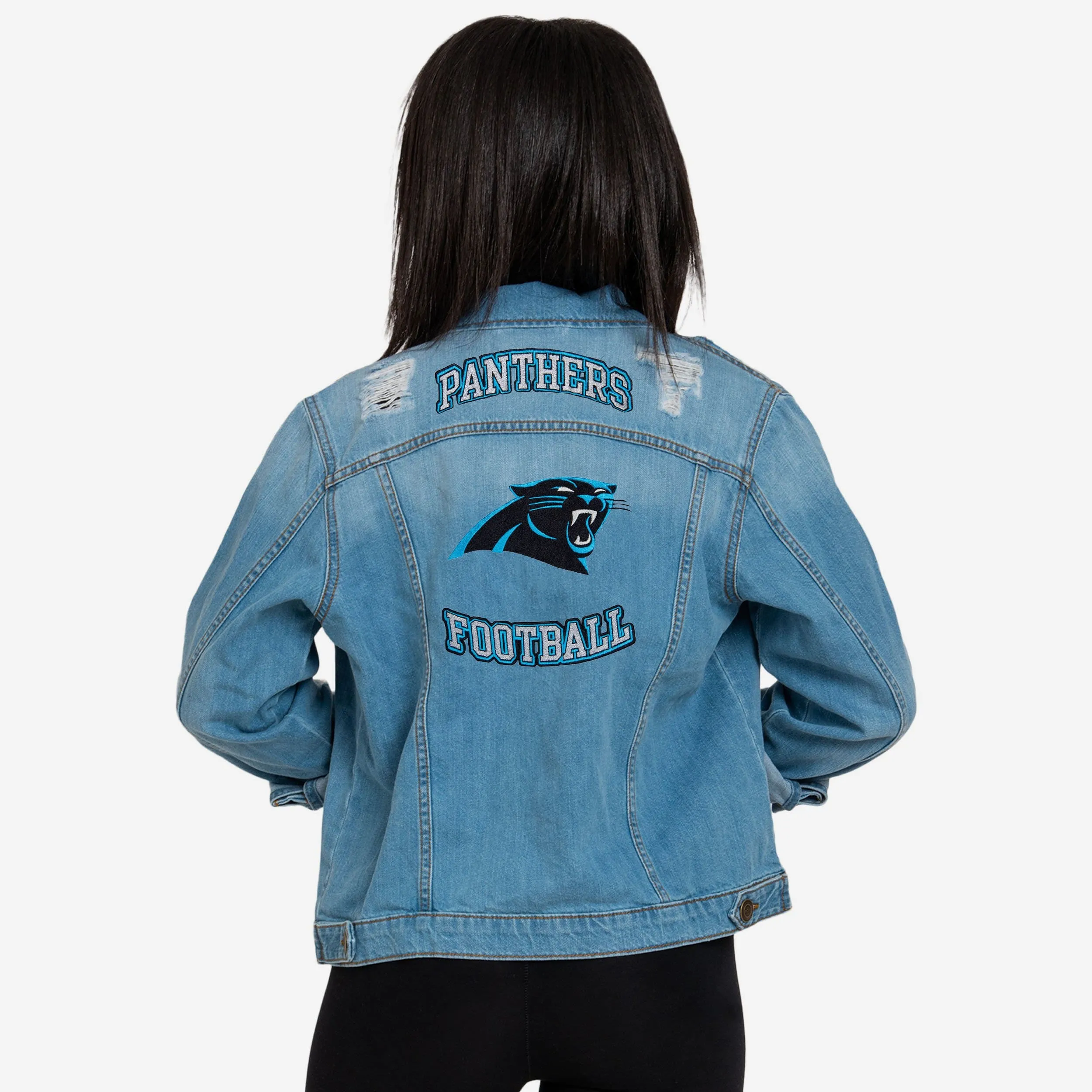 Carolina Panthers Womens Denim Days Jacket