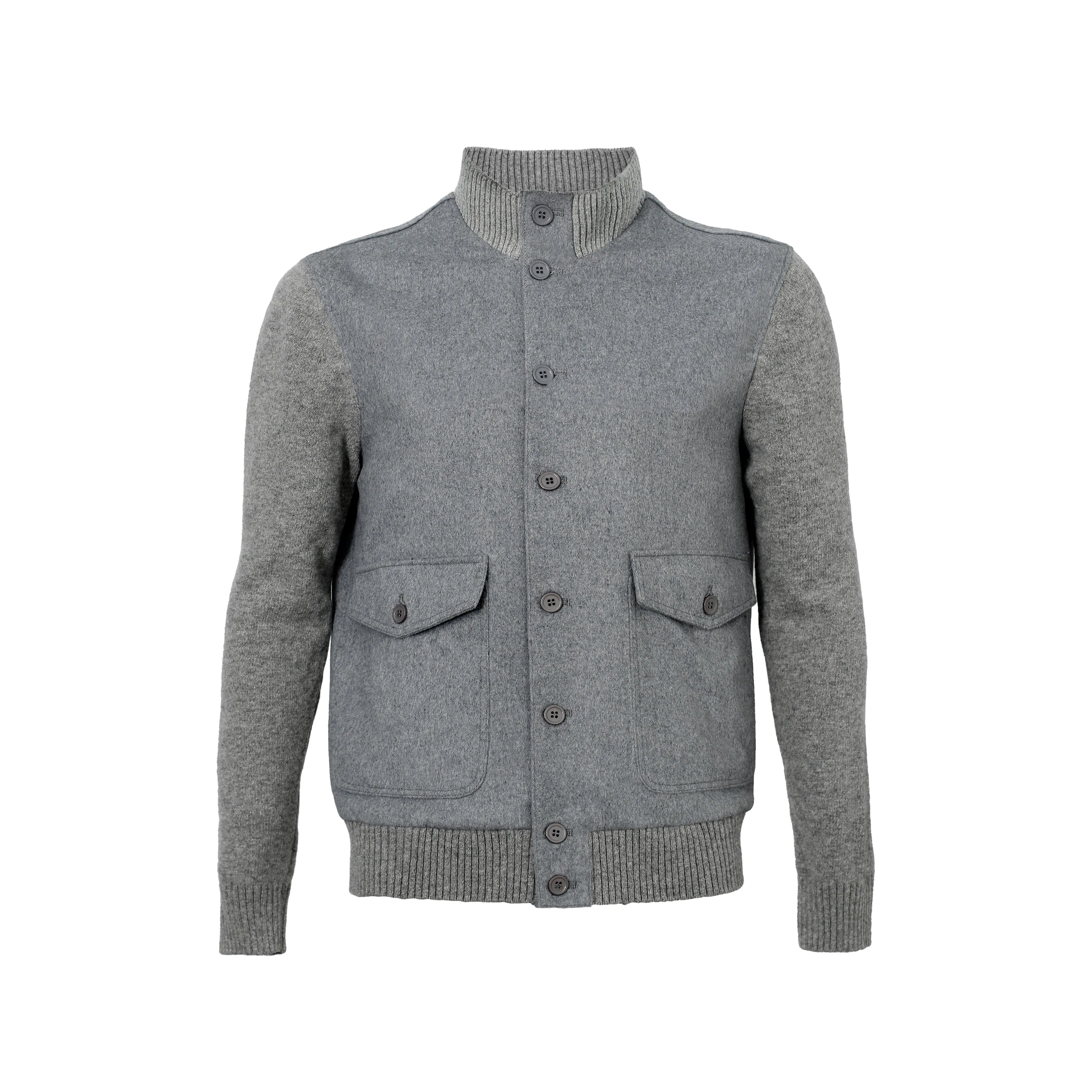 Cashmere Jacket with Rex Fur
