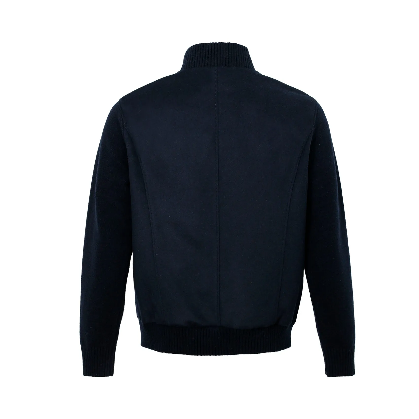 Cashmere Jacket with Rex Fur