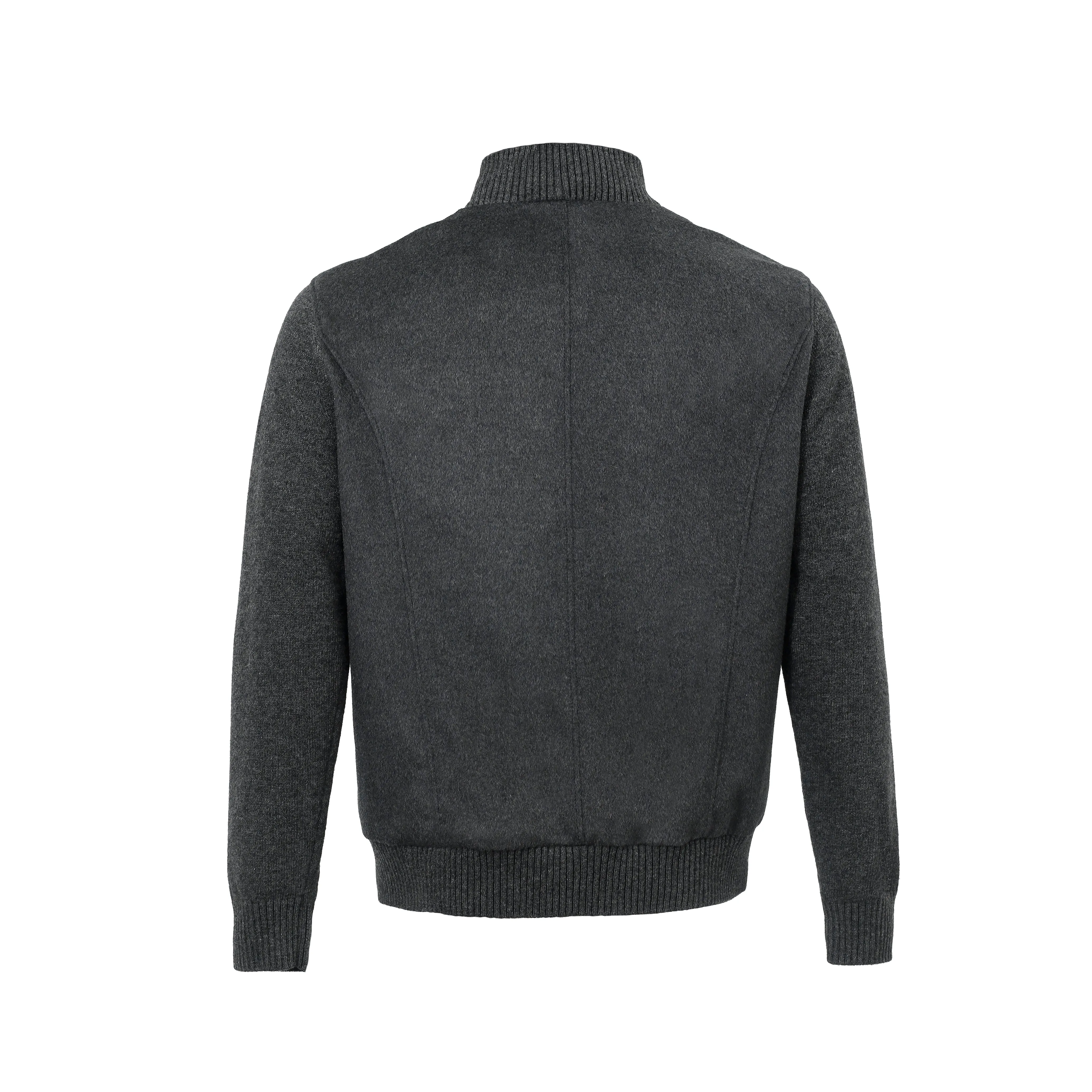 Cashmere Jacket with Rex Fur
