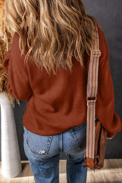 Cassidy Turtleneck Lantern Sleeve Sweater
