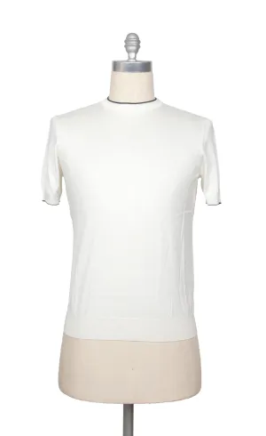 Cesare Attolini White Crewneck Sweater