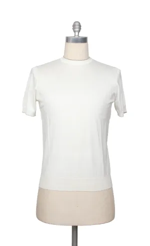 Cesare Attolini White Crewneck Sweater