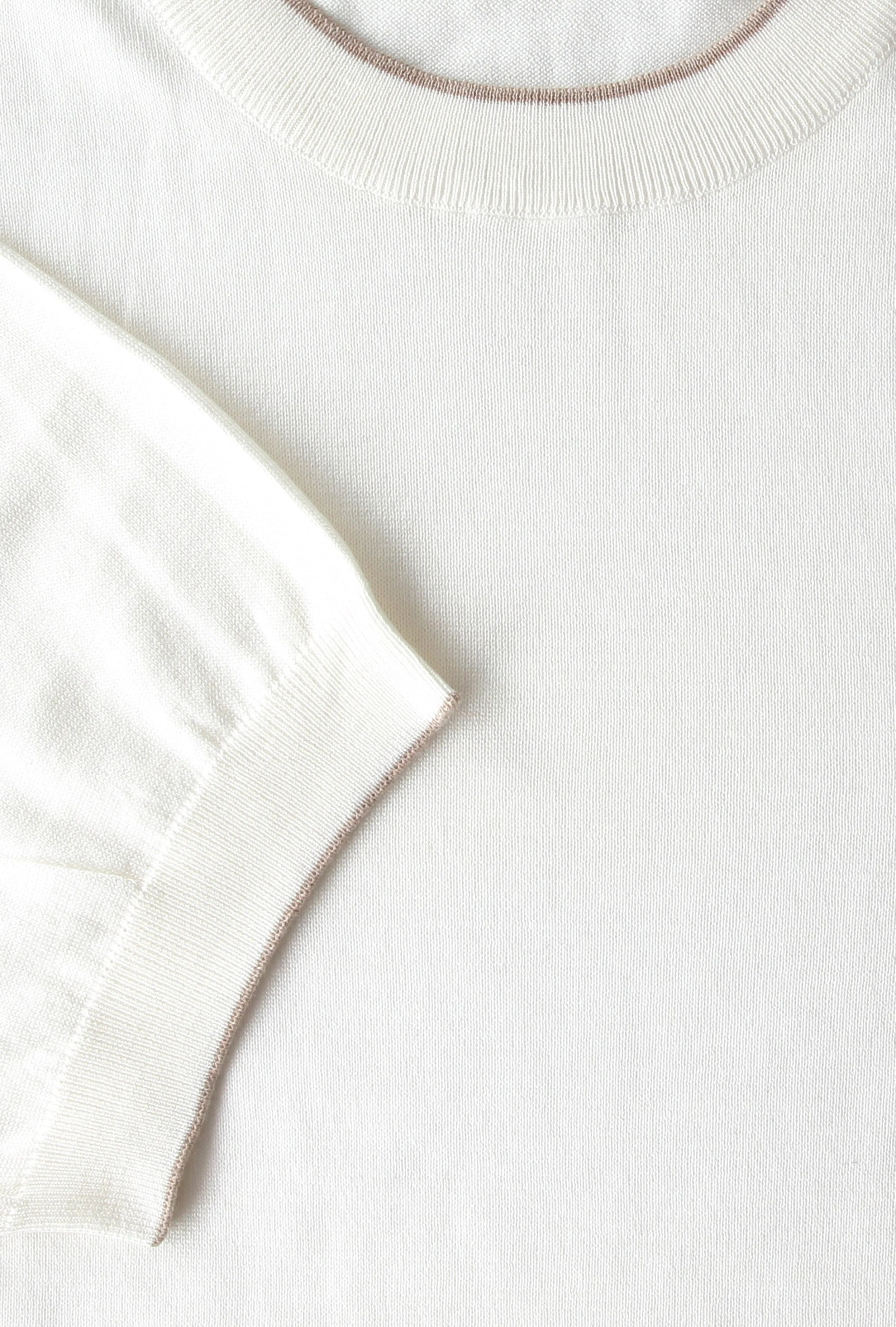 Cesare Attolini White Crewneck Sweater