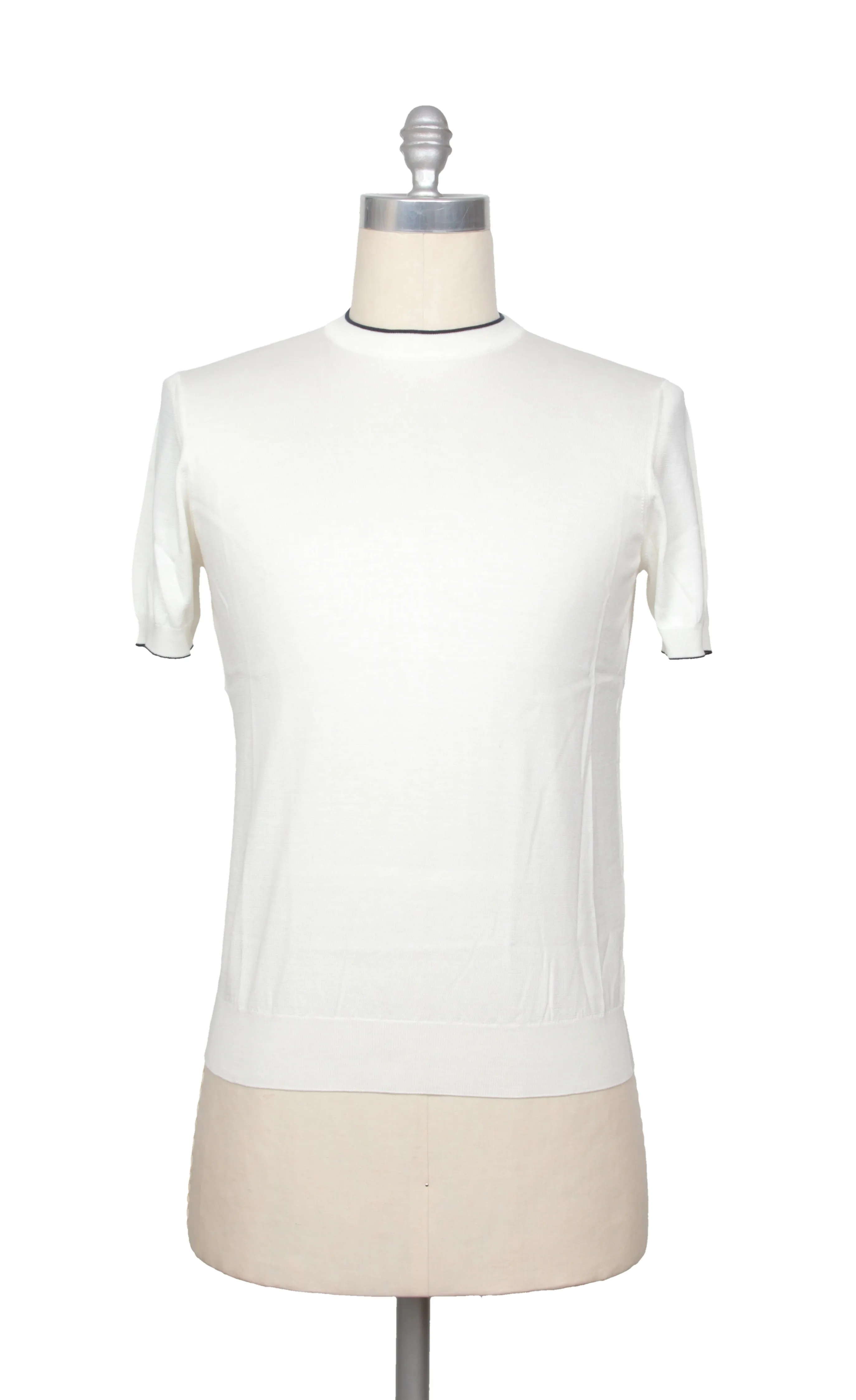 Cesare Attolini White Crewneck Sweater