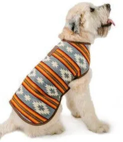 Chilly Dog Dog Blanket Coat Denim Sunset
