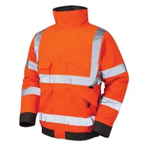 Class 3 Orange Professional Hi Viz Bomber Jacket