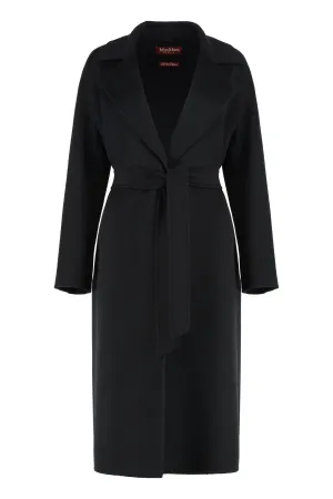 Cles single-breasted wool coat