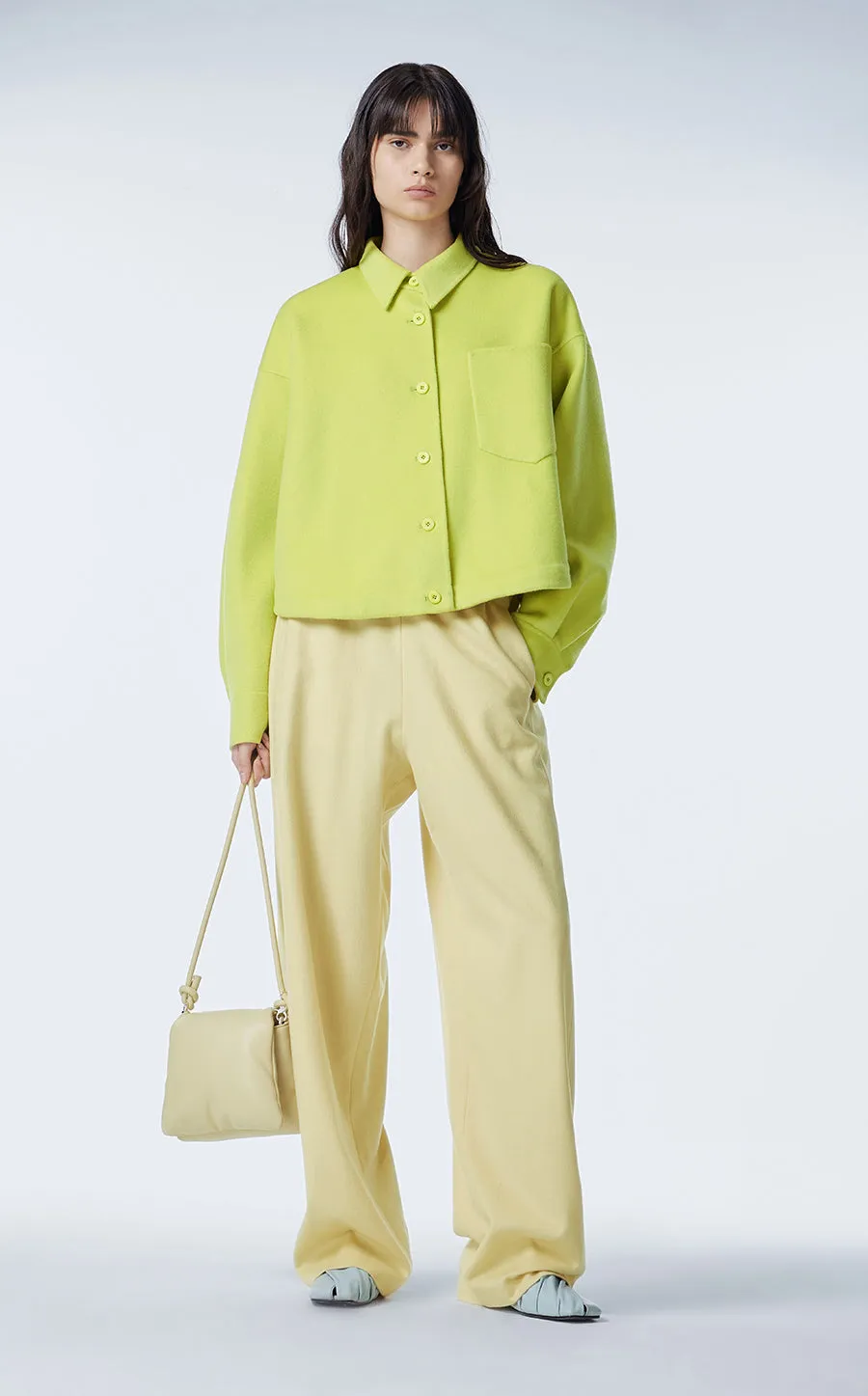 Coat / JNBY   Wool-blend Cashmere Cropped Jacket
