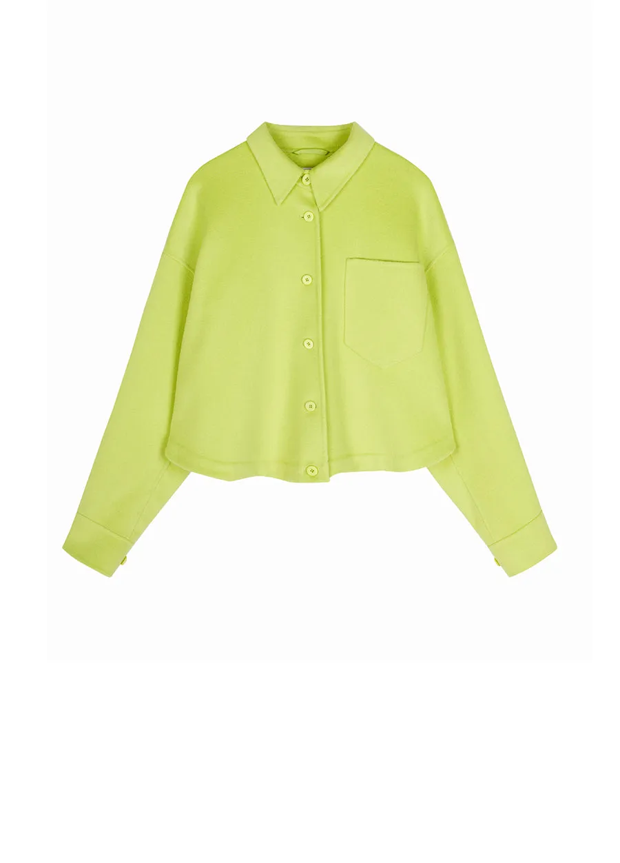 Coat / JNBY   Wool-blend Cashmere Cropped Jacket