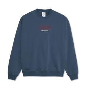 Dave Faces Crewneck Grey Blue