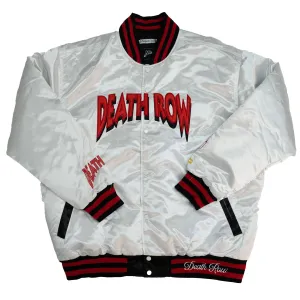 DEATH ROW RECORDS SATIN JACKET (WHITE)