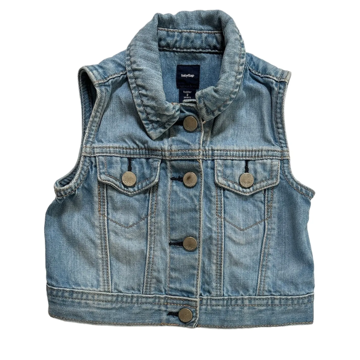 Denim Vest, 2 years // Gap