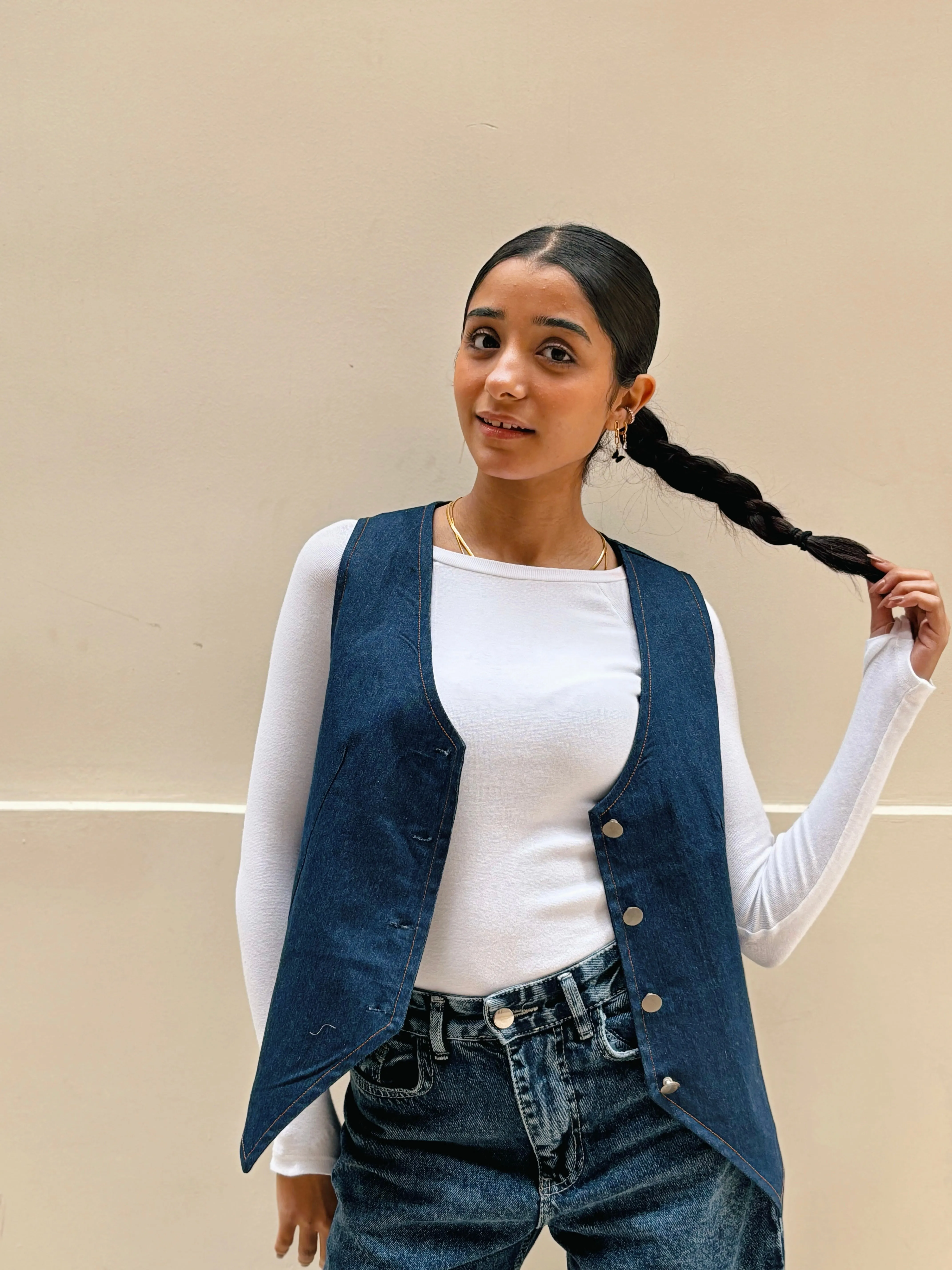 Denim vest
