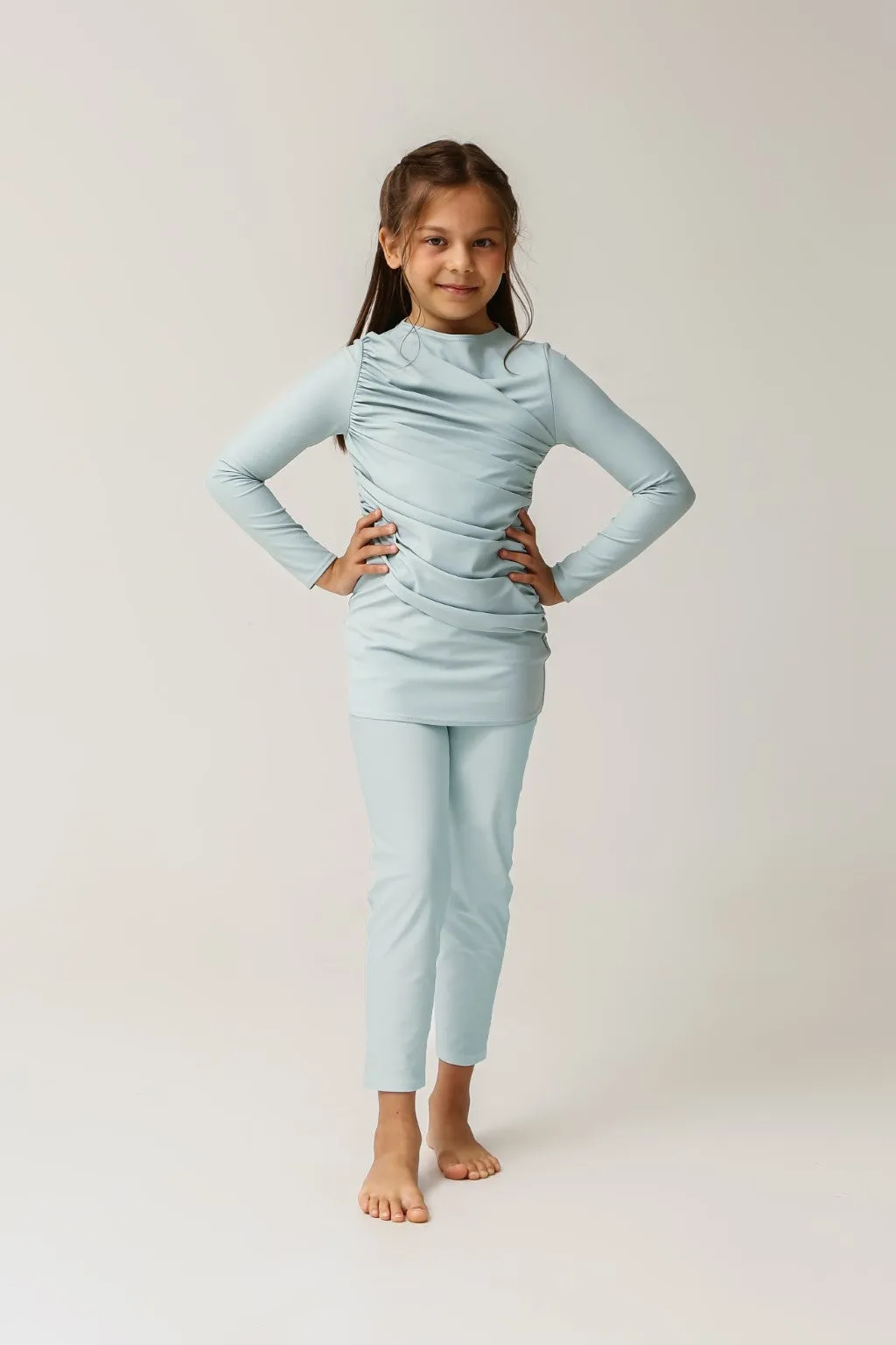 Diana Kids Two Piece Swimwear - Aqua