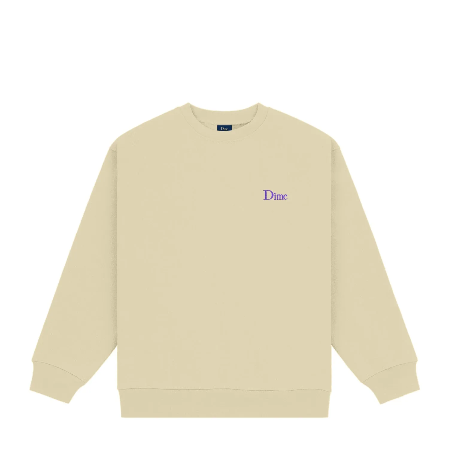 Dime Men Classic Small Logo Crewneck Light Moss