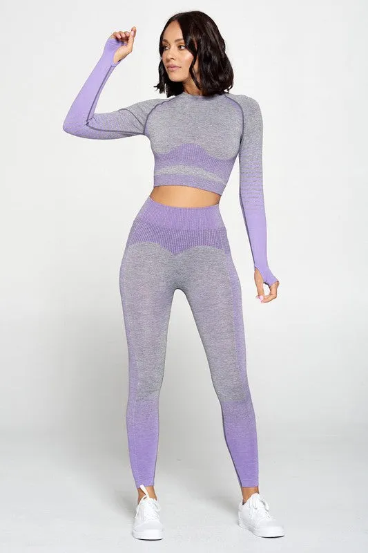 Dipped in Purple Athleisure Set