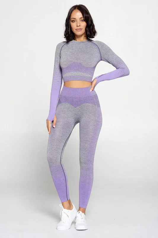 Dipped in Purple Athleisure Set