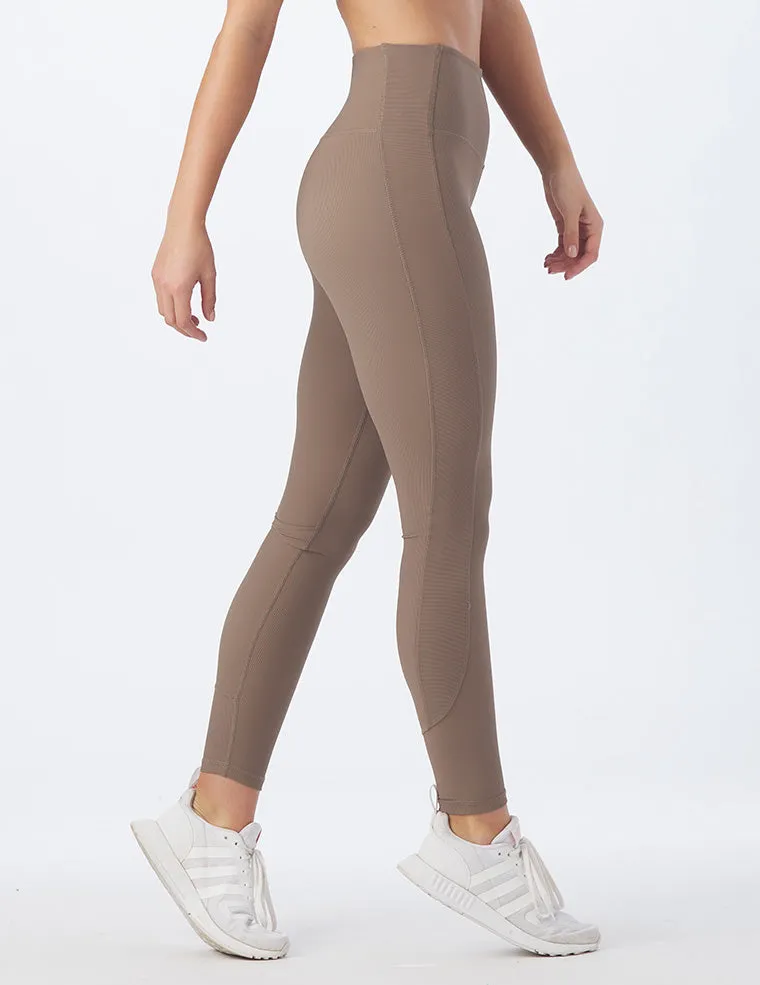 Directional Legging: Mocha