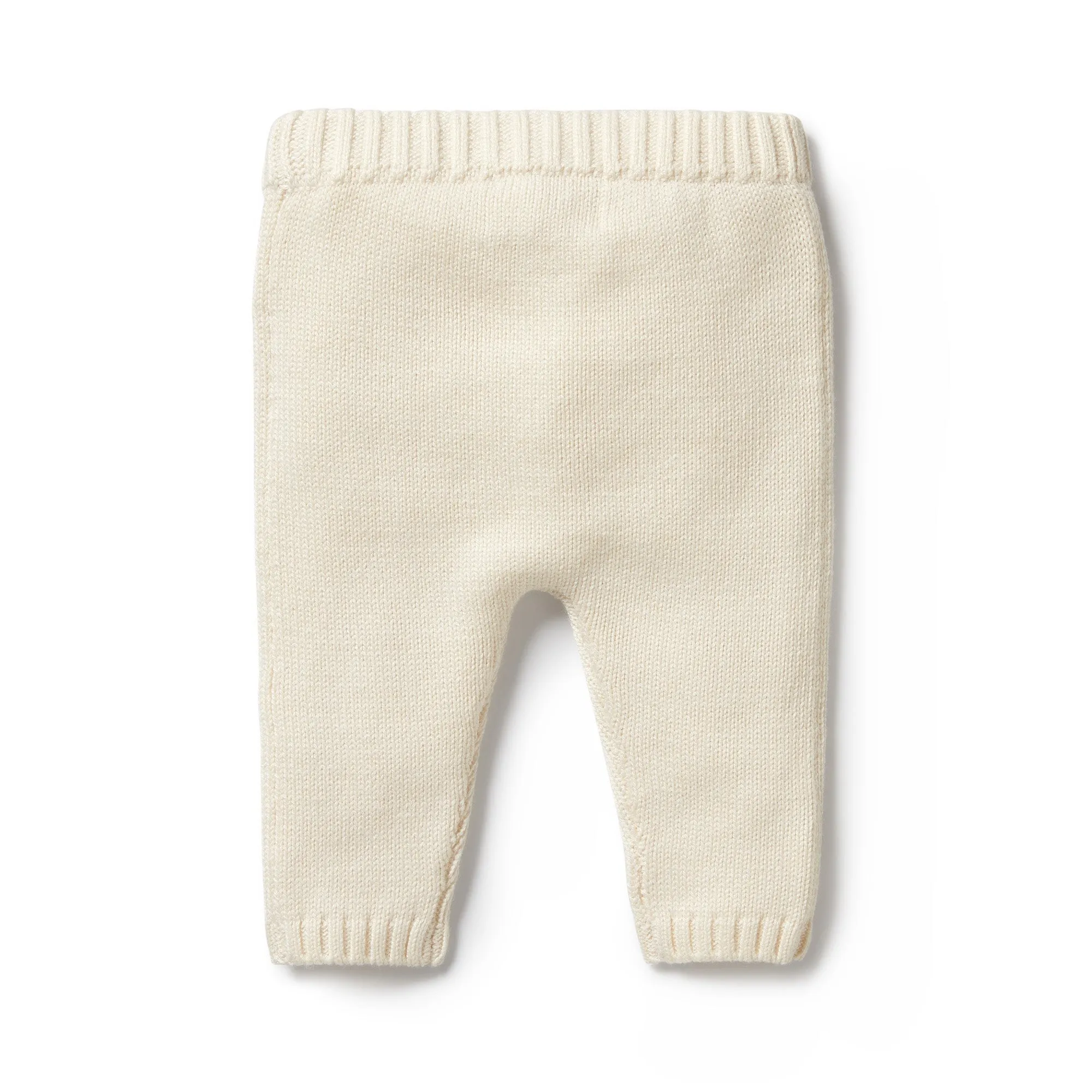 Ecru Knitted Legging