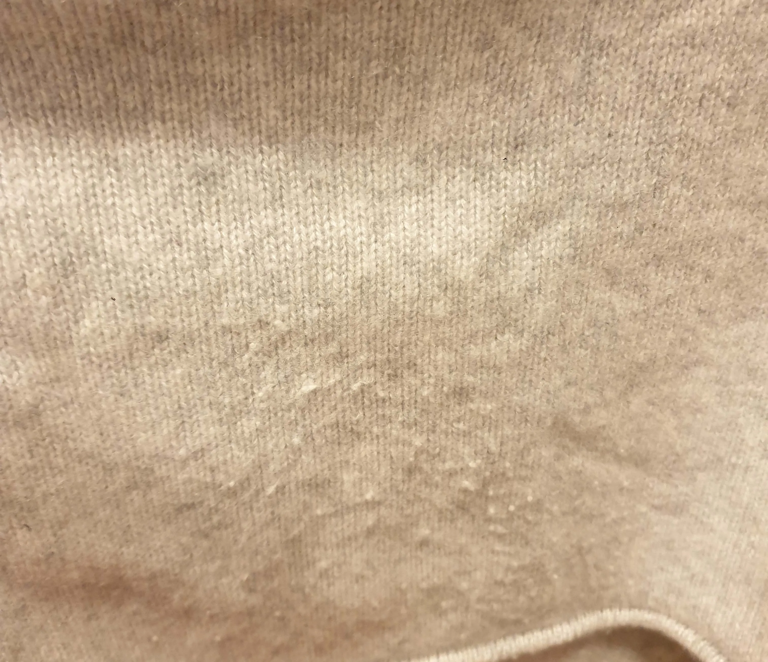 Elk grey 100% cashmere half sleeve top size 14