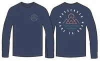 Escapism Recycled LS T-Shirt - Dark Denim