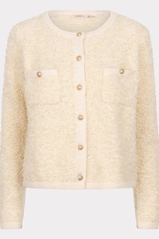 Esqualo Cardigan in Beige