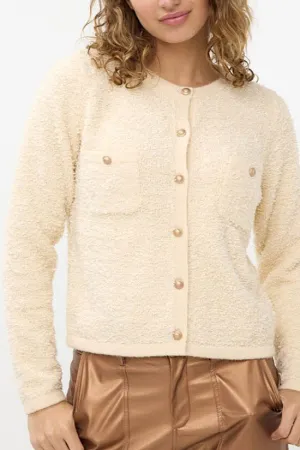 Esqualo Cardigan in Beige