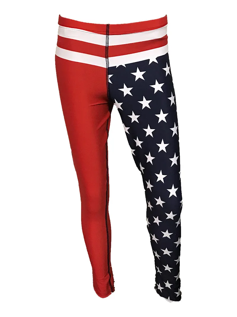 Evo9x STARS N STRIPES USA Full Dye Sublimated Compression Leggings