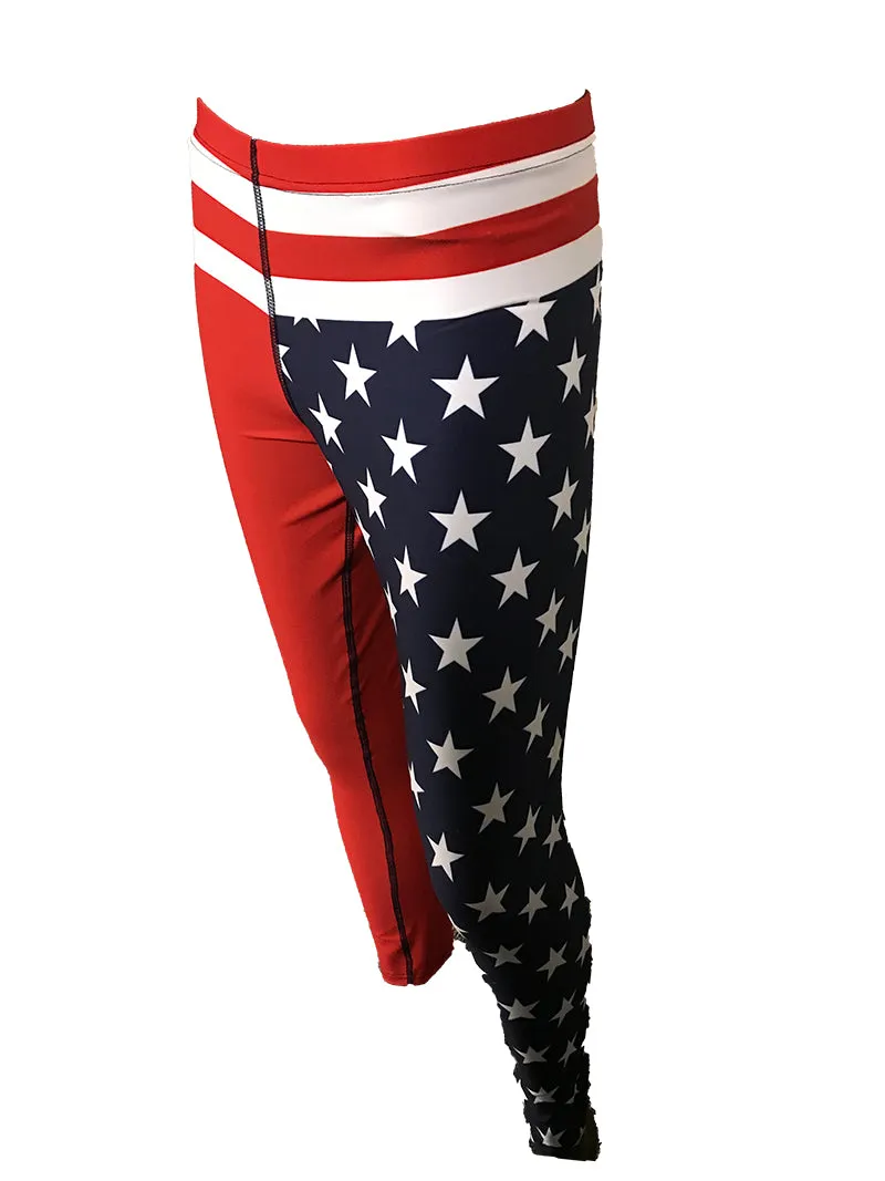 Evo9x STARS N STRIPES USA Full Dye Sublimated Compression Leggings