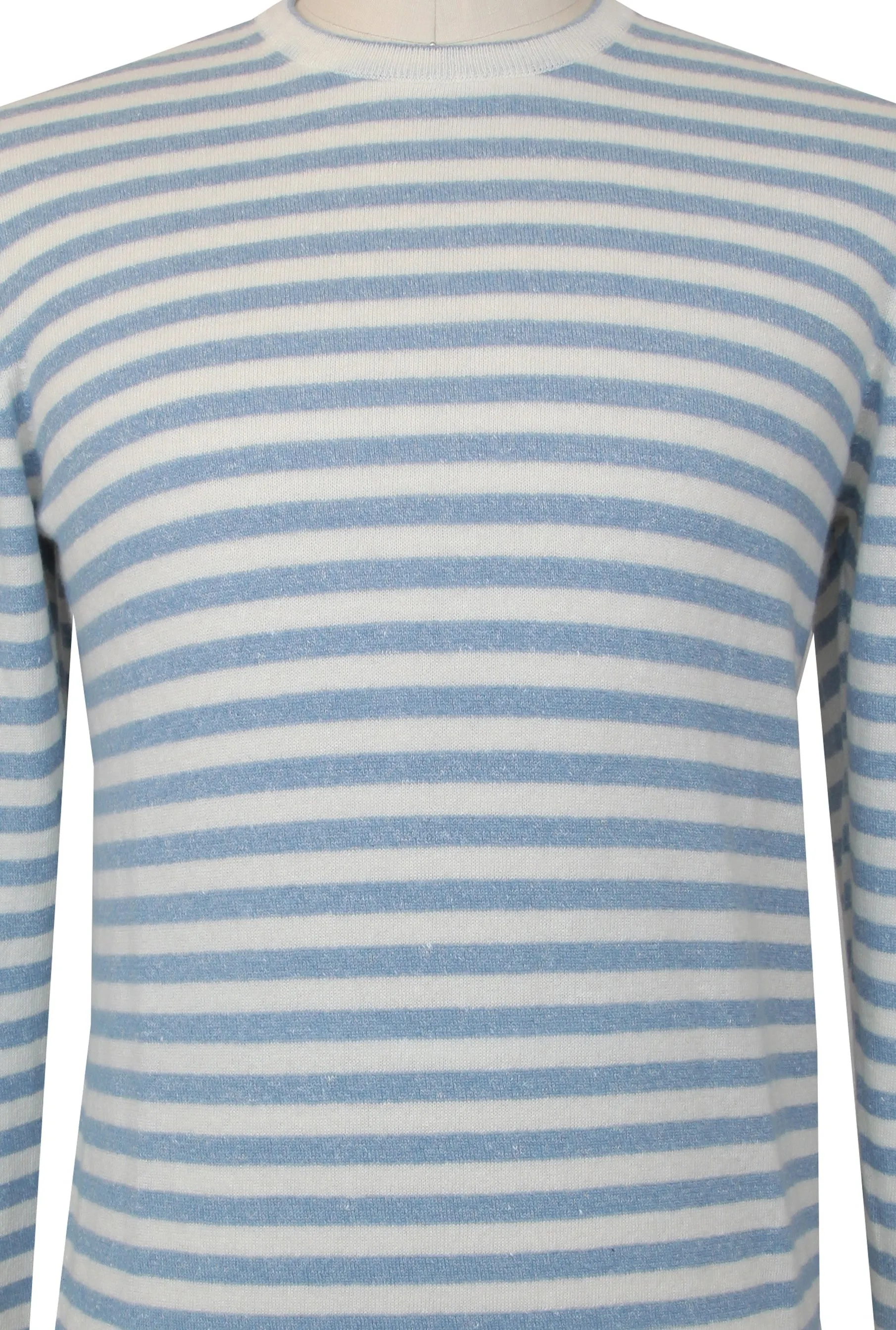 Fedeli Light Blue Crewneck Sweater