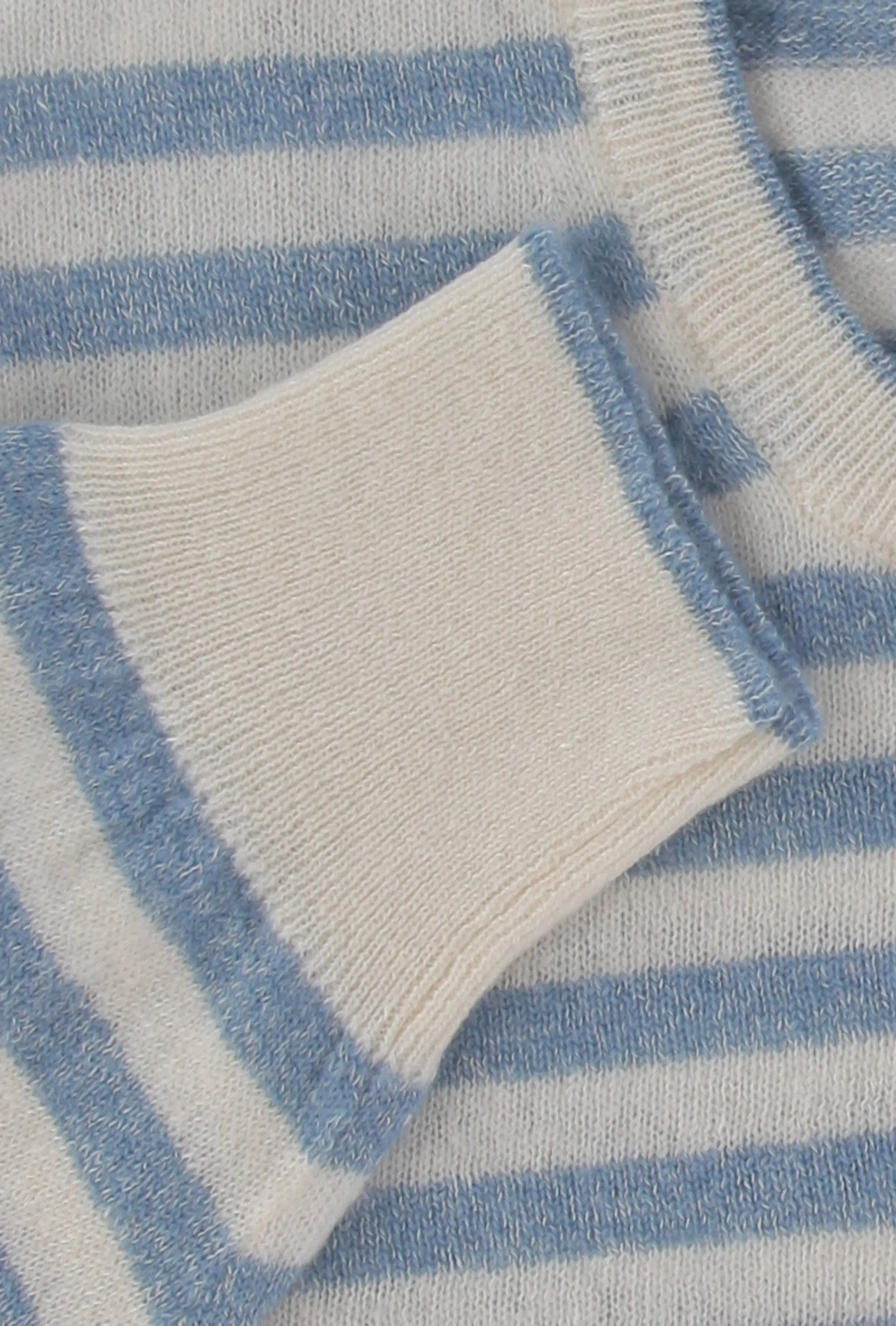 Fedeli Light Blue Crewneck Sweater