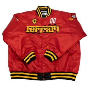 FERRARI SATIN JACKET (RED)