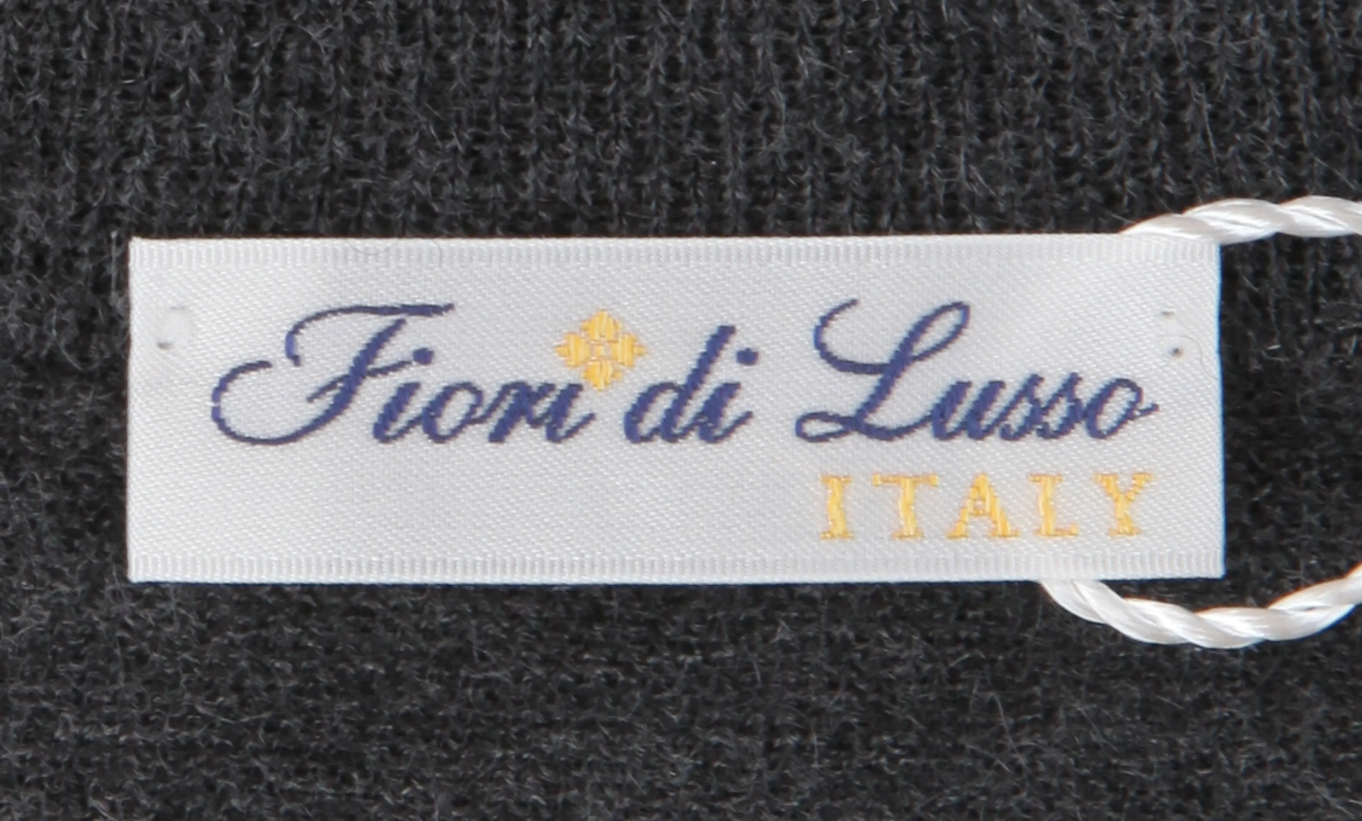 Fiori Di Lusso Dark Gray Crewneck Sweater